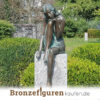 Gartenskulptur aus Bronze genannt Angela