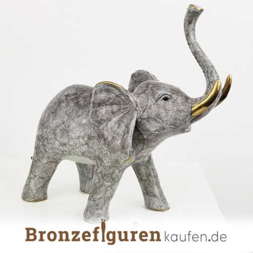 Elefantenfigur aus Bronze