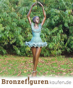Gartenskulptur aus Bronze namens Ballerina