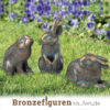 kaninchen aus bronze