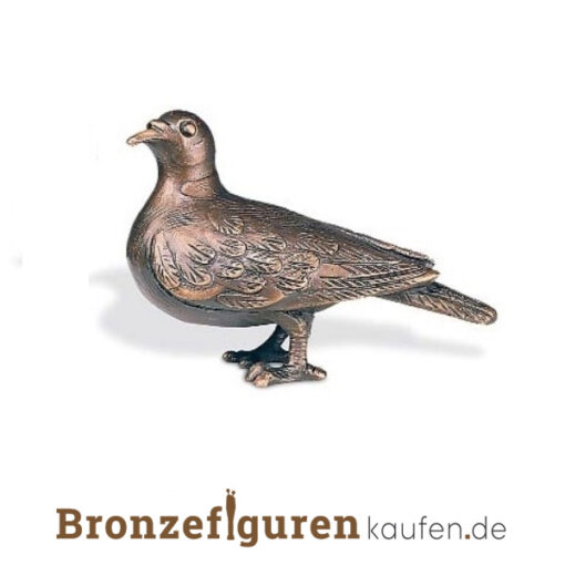 taubefigur aus bronze