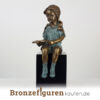 Kinderfigur aus bronze