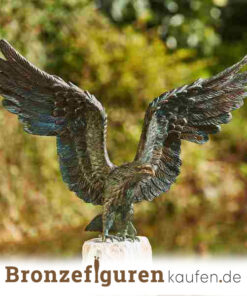 Adler statue aus Bronze