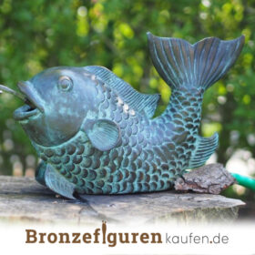 Fische bild aus bronze