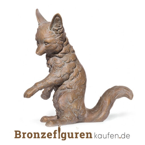 Fuchs aus Bronze
