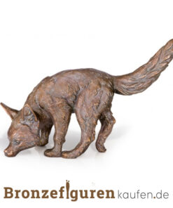 Fuchsfigur aus Bronze
