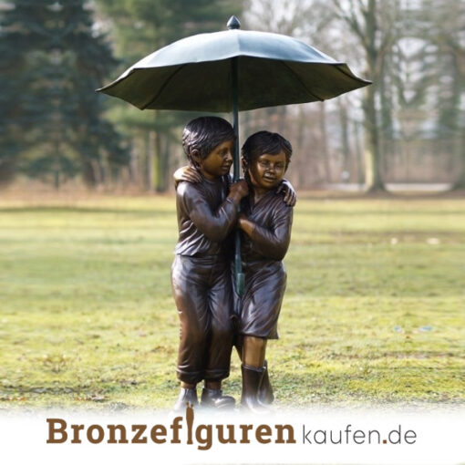 Gartenskulptur aus Bronze Kindern