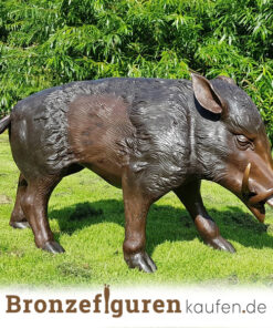 Schwein figur aus bronze
