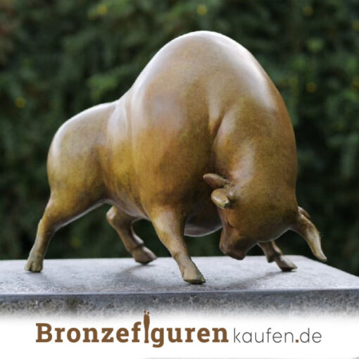 Skulptur Stier aus bronze