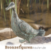 Bronze Ente figur