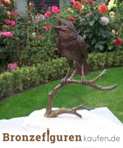 Vogel aus bronze