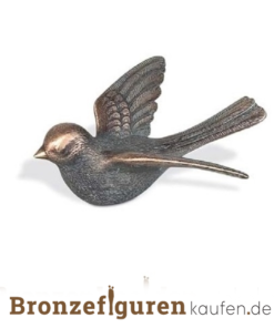 vogel aus bronze