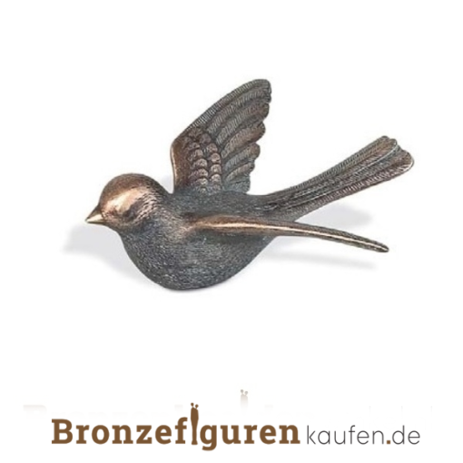 vogel aus bronze