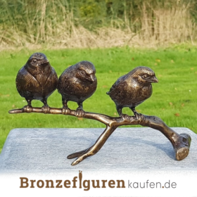 Bronze deko vogel