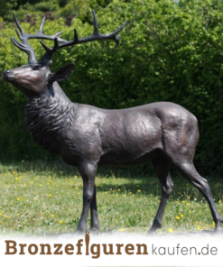 bronze hirsch garten