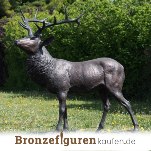 bronze hirsch garten