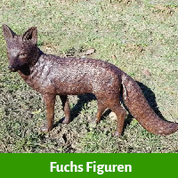 Fuchs Figuren Bronze cat
